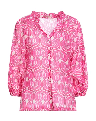 CAMICETTASNOB Camicie  e bluse fantasia Fucsia 100% Cotone