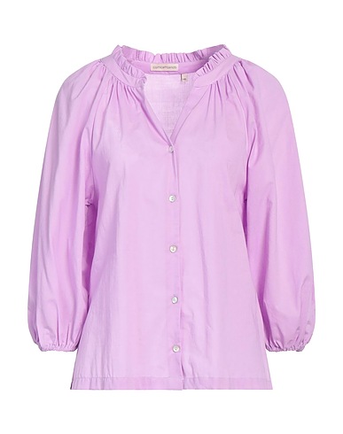 CAMICETTASNOB Camicie e bluse tinta unita Malva 100% Cotone