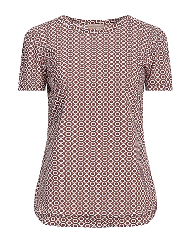 CAMICETTASNOB T-shirt Brown 86% Polyamide, 14% Elastane