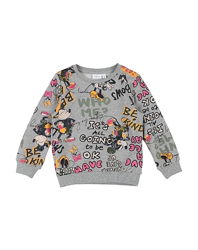 NAME IT® Sweatshirt Grey 95% Cotton, 5% Elastane