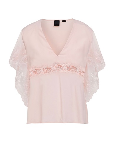 PINKO Top Light pink 70% Acetate, 30% Silk, Polyester, Polyamide