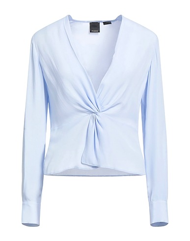 PINKO Top Sky blue 70% Acetate, 30% Silk