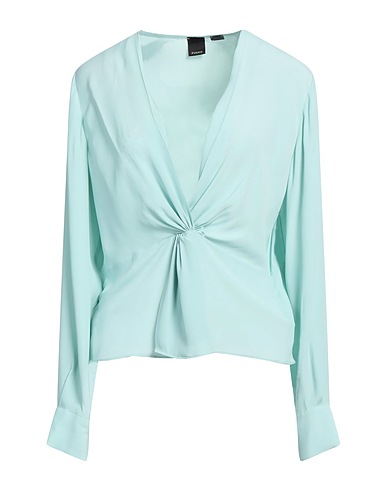 PINKO Top Light green 70% Acetate, 30% Silk