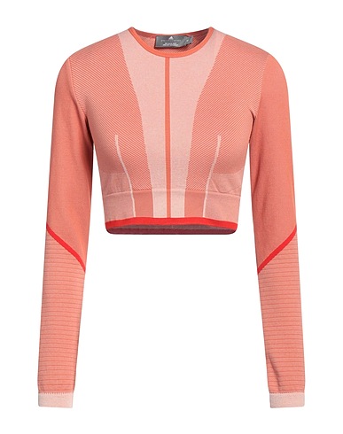 ADIDAS by STELLA McCARTNEY T-shirt Salmon pink 62% Recycled polyester, 30% Recycled polyamide, 8% Elastane