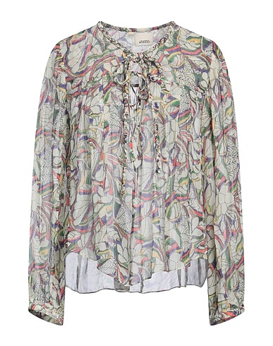 ISABEL MARANT Silk top Military green 100% Silk