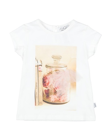 MAGIL T-shirt Ivory 96% Cotton, 4% Elastane, Polyester