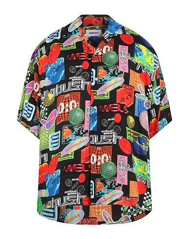 AMBUSH Patterned shirt Black 100% Viscose