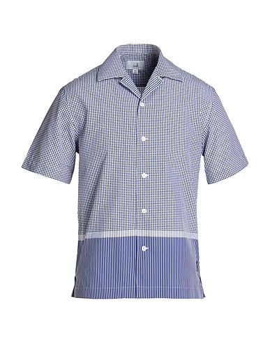 DUNHILL Checked shirt Blue 100% Cotton