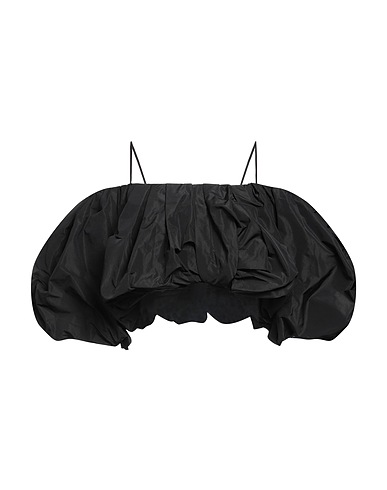 PINKO Top spalle scoperte Nero 100% Poliestere