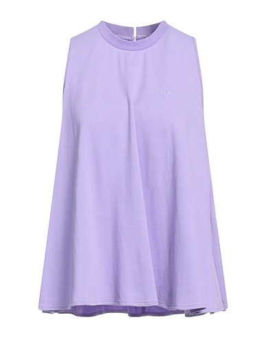 SUN 68 Top Lilla 95% Cotone, 5% Elastan