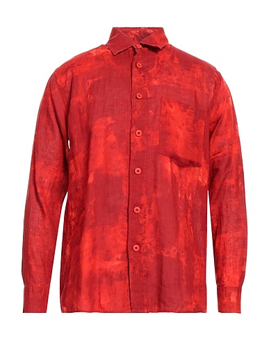 DESTIN Linen shirt Red 100% Linen