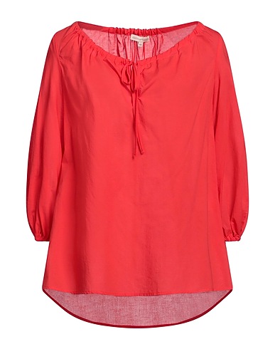 CAMICETTASNOB Top Rosso pomodoro 100% Cotone