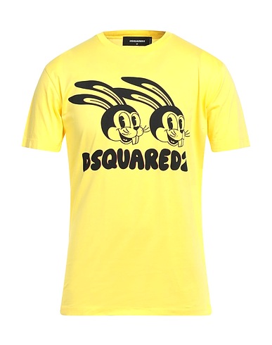 DSQUARED2 T-shirt Giallo 100% Cotone
