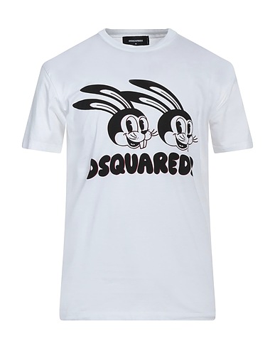 DSQUARED2 T-shirt Bianco 100% Cotone