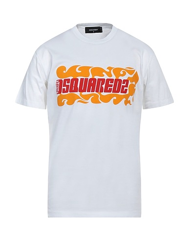 DSQUARED2 T-shirt Bianco 100% Cotone