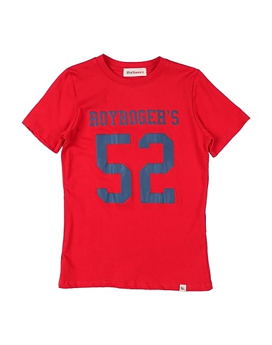 ROŸ ROGER'S T-shirt Rosso 100% Cotone