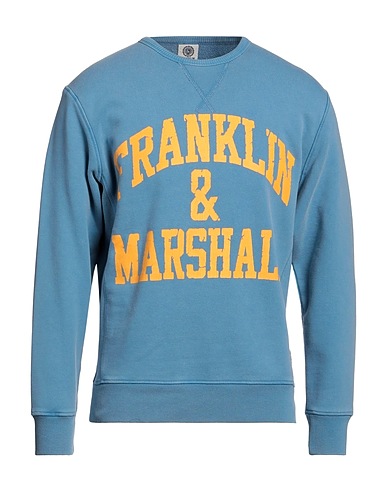 FRANKLIN & MARSHALL Felpa Blu chiaro 100% Cotone