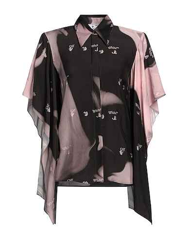 OFF-WHITE™ Patterned shirts & blouses 91% Viscose, 9% Polyester