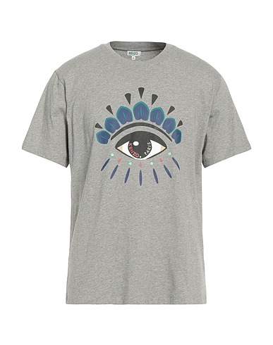 KENZO T-shirt Grey 100% Cotton, Elastane