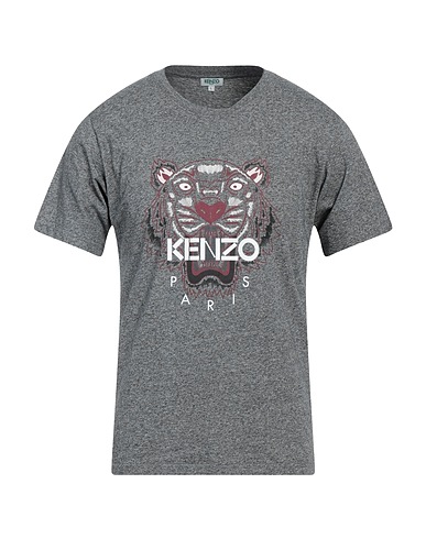 KENZO T-shirt Grey 100% Cotton, Elastane
