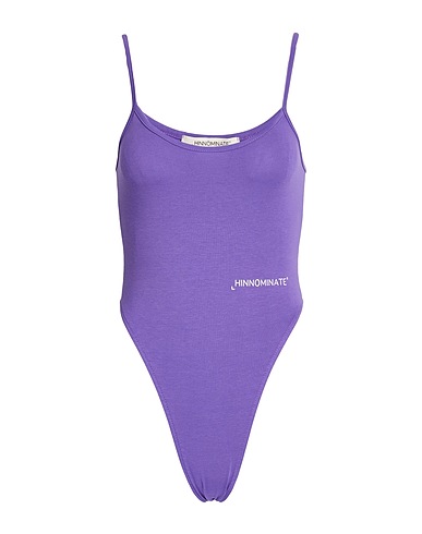 HINNOMINATE TOPS & TEES Purple 92% Cotton, 8% Elastane