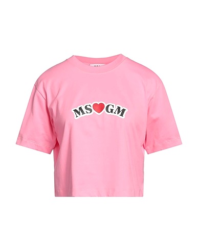 MSGM T-shirt Rosa 100% Cotone