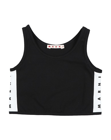 MARNI Top Black 90% Cotton, 10% Elastane
