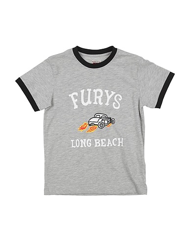 ROŸ ROGER'S T-shirt Light grey 90% Cotton, 10% Polyester