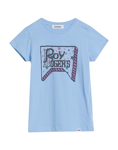 ROŸ ROGER'S T-shirt Sky blue 100% Cotton