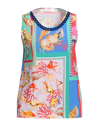 CLIPS MORE Tanktop Tūrkis 91% Viskose, 9% Elastan