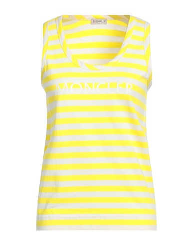 MONCLER Vest Yellow 100% Cotton