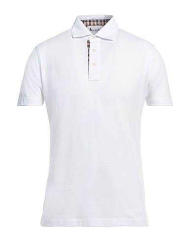 AQUASCUTUM ACTIVE Polo shirt White 100% Cotton