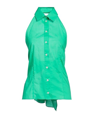 MSGM Camicie e bluse tinta unita Verde smeraldo 100% Cotone