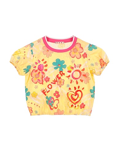 MARNI T-shirt Yellow 100% Cotton