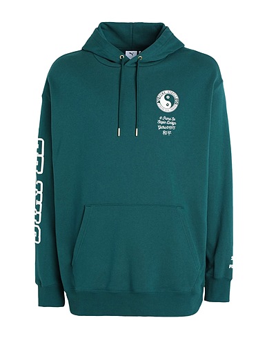 PUMA X STAPLE Felpa PUMA X STAPLE Hoodie TR
 Verde smeraldo 96% Cotone, 4% Elastan