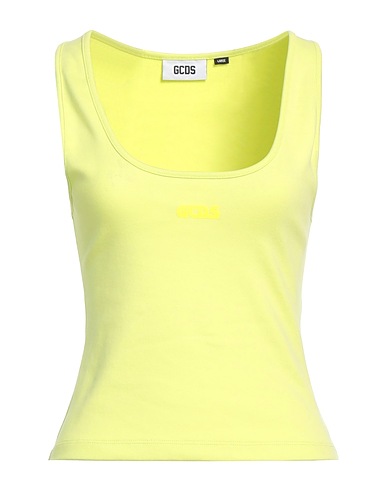 GCDS Canotta Verde lime 100% Cotone
