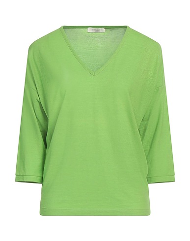 ZANONE Basic T-Shirt BY SLOWEAR Green 100% Cotton