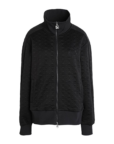 PUMA Sweatshirt LUXE SPORT T7 Track Jacket
 Black 98% Polyester, 2% Cotton