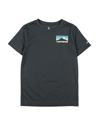 CONVERSE T-shirt CIRCLE MOUNTAIN LOCKUP
 Gris anthracite 100% Polyester recyclé