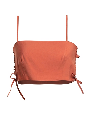 ISABELLE BLANCHE Paris Top Rust 92% Viscose, 8% Polyester