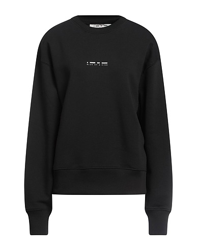 BLUE OF A KIND Sweatshirt Black 85% Cotton, 15% Polyester