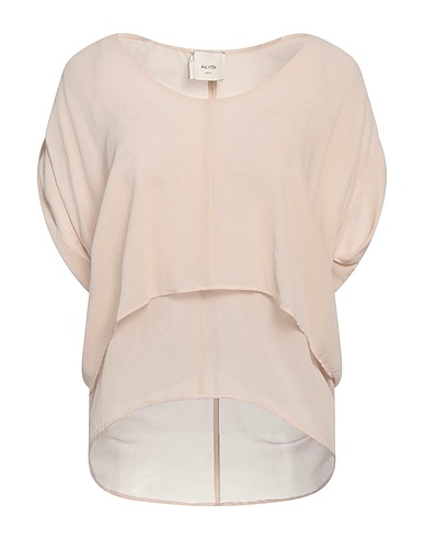 ALYSI Silk top Beige 100% Silk