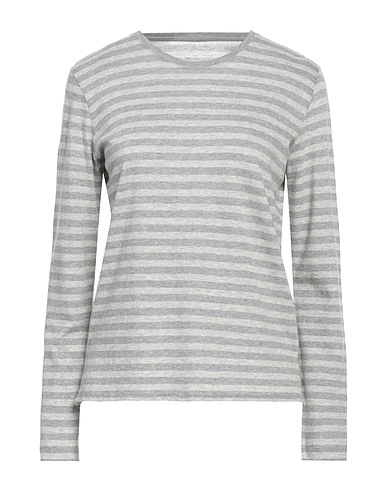 MAJESTIC FILATURES T-shirt Grey 70% Cotton, 30% Cashmere