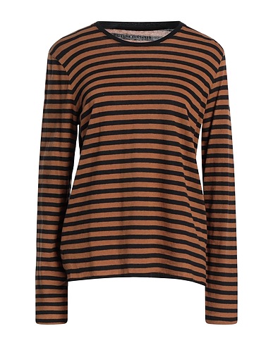 MAJESTIC FILATURES T-shirt Cammello 70% Cotone, 30% Cachemire