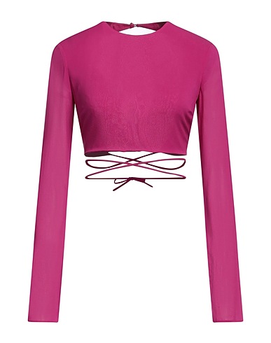 THE ANDAMANE Top Mauve 96% Silk, 4% Elastane