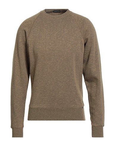 TOM FORD Sweatshirt Khaki 65% Cotton, 35% Viscose