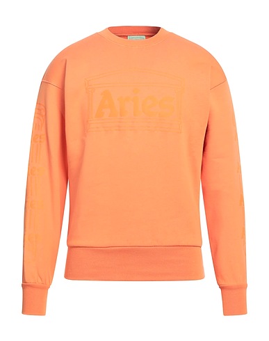 ARIES Sweatshirt Orange 100% Cotton