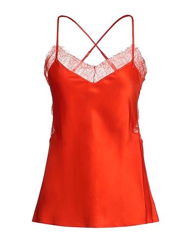 PATRIZIA PEPE Camisole Orange 100% Viscose, Polyamide