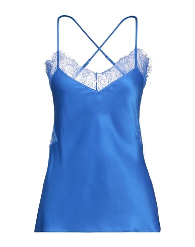PATRIZIA PEPE Camisole Blu china 100% Viscosa, Poliammide
