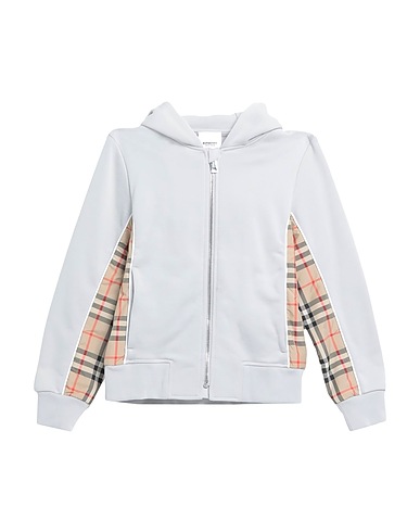 BURBERRY Sweatshirt Light grey 100% Cotton, Polyester